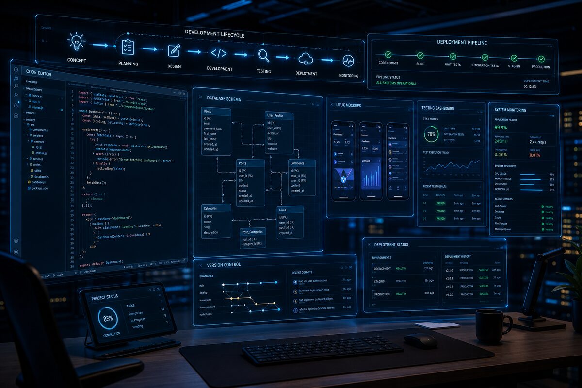 De l'idée au bug report : anatomie d'un cycle de développement